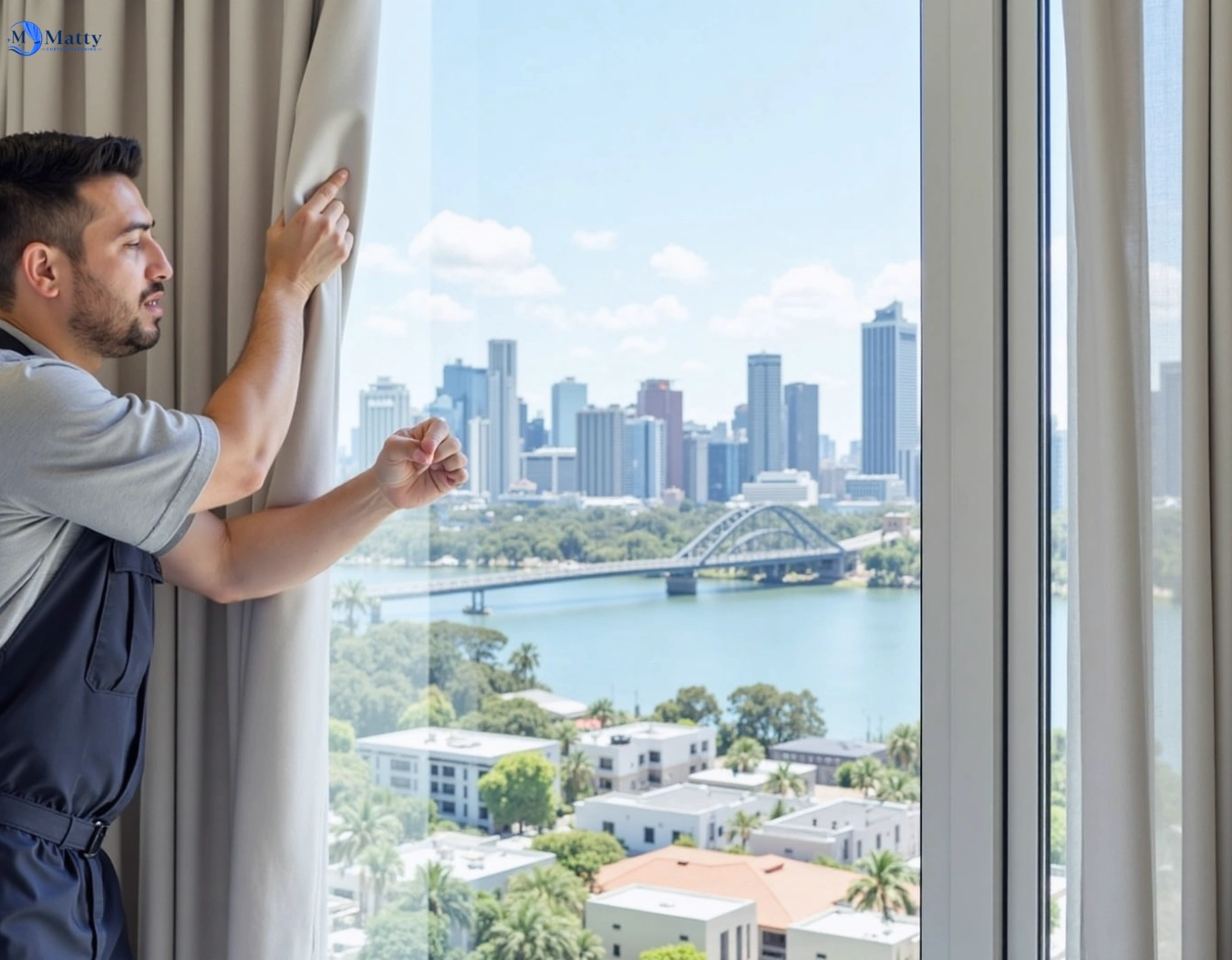 Professional curtain steam cleaning service shellharbour-nsw QLD by Matty Curtain Cleaning